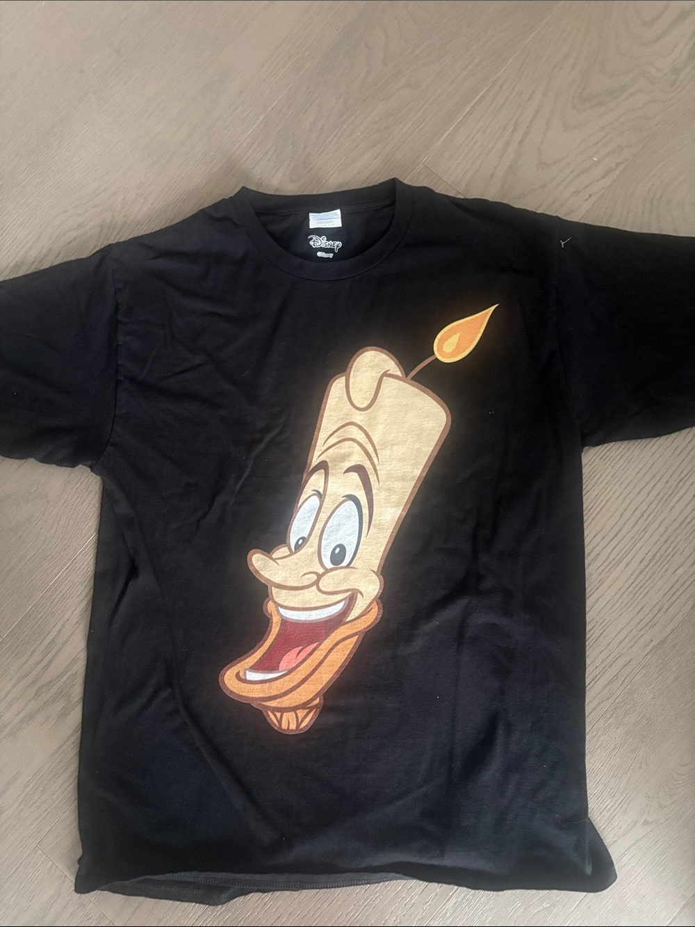 Disney Black Lumière Candle Character Tee - Men